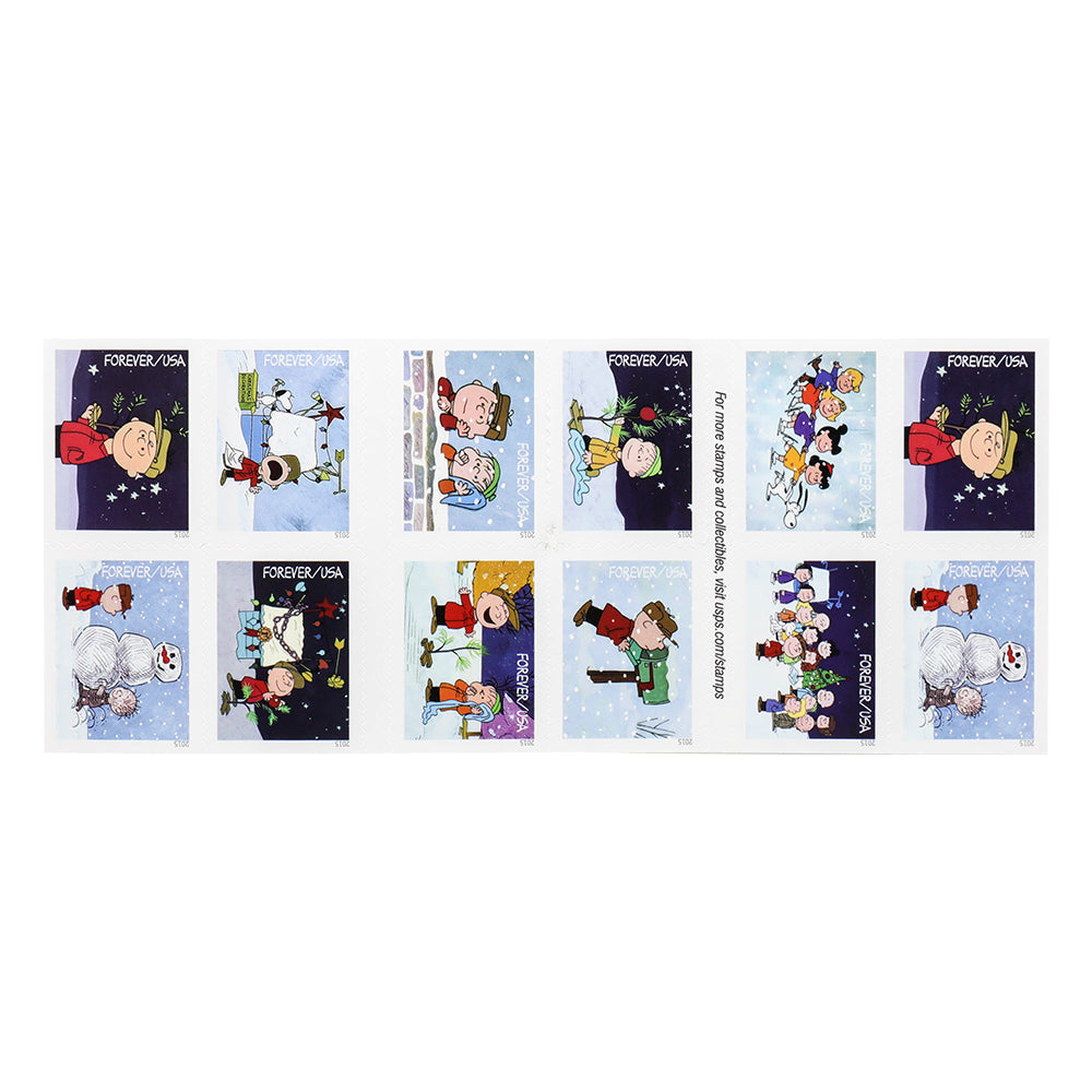 2015 US A Charlie Brown Christmas Forever First Class Postage Stamps