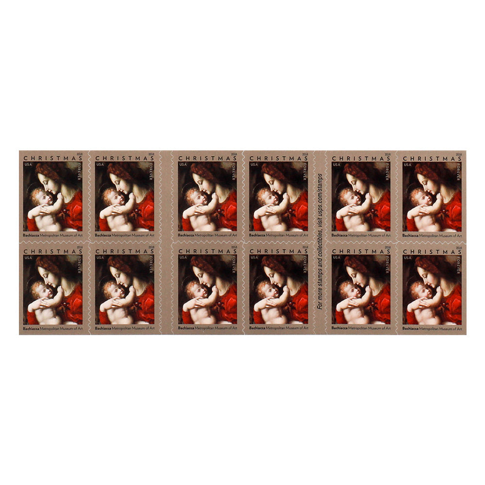 2018 First-Class Forever Stamp - Madonna and Child by Bachiacca