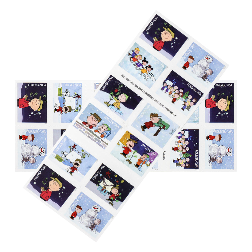 2015 US A Charlie Brown Christmas Forever First Class Postage Stamps