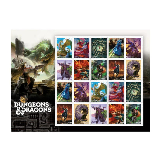 2024 Dungeons & Dragons Stamps Forever First Class Postage Stamps