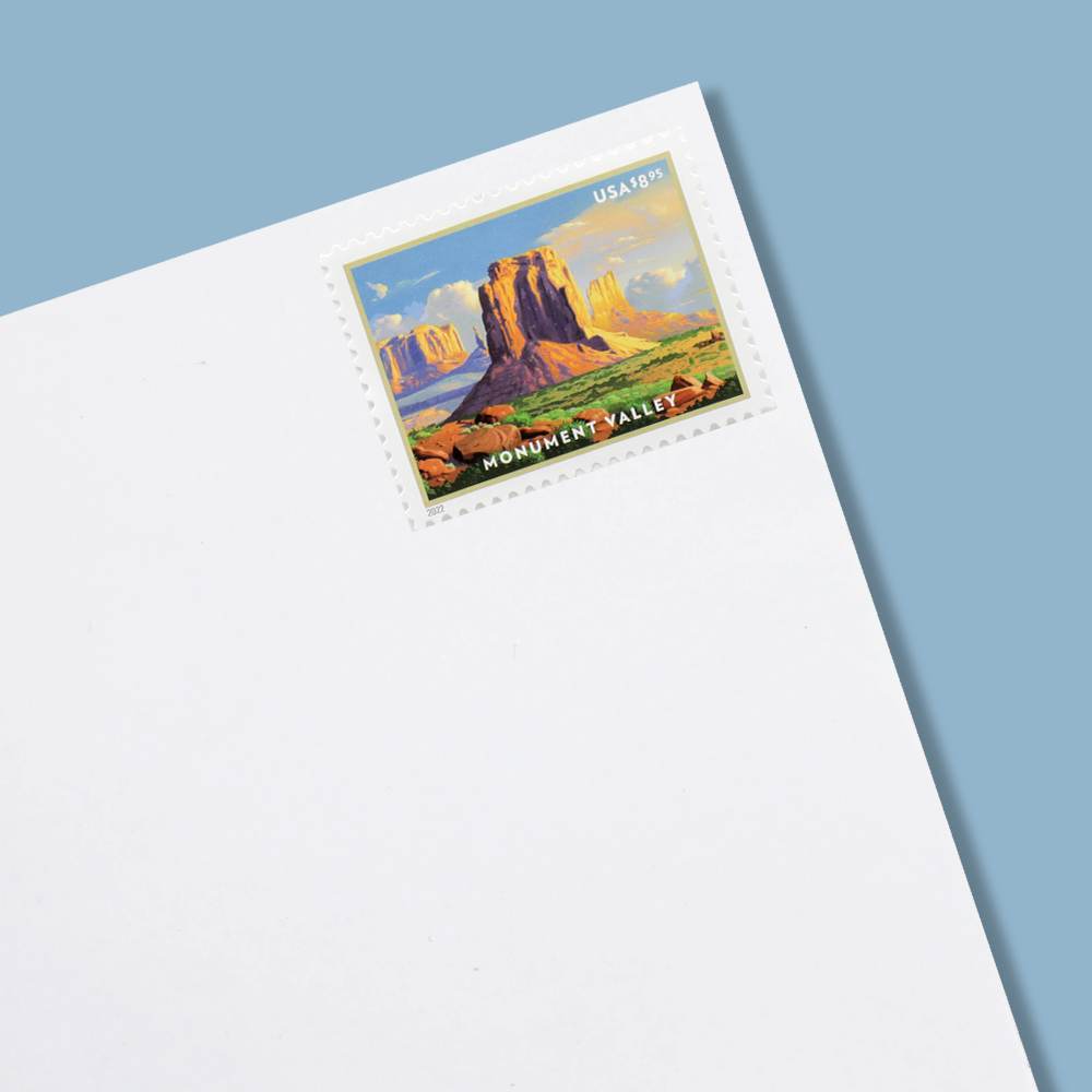 2022 US STAMPS Monument Valley Priority Mail ¡§C American Landmarks Series